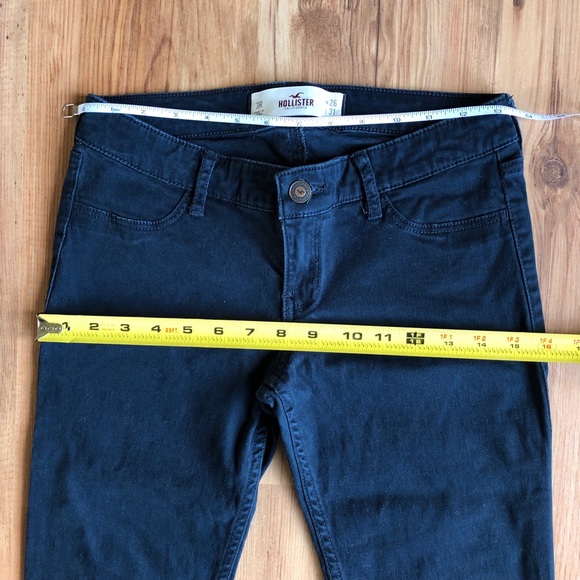 Hollister Skinny Jeans Size 26 3R Dark Blue - Picture 8 of 11